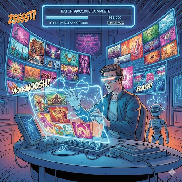 Bilder im Batch generieren