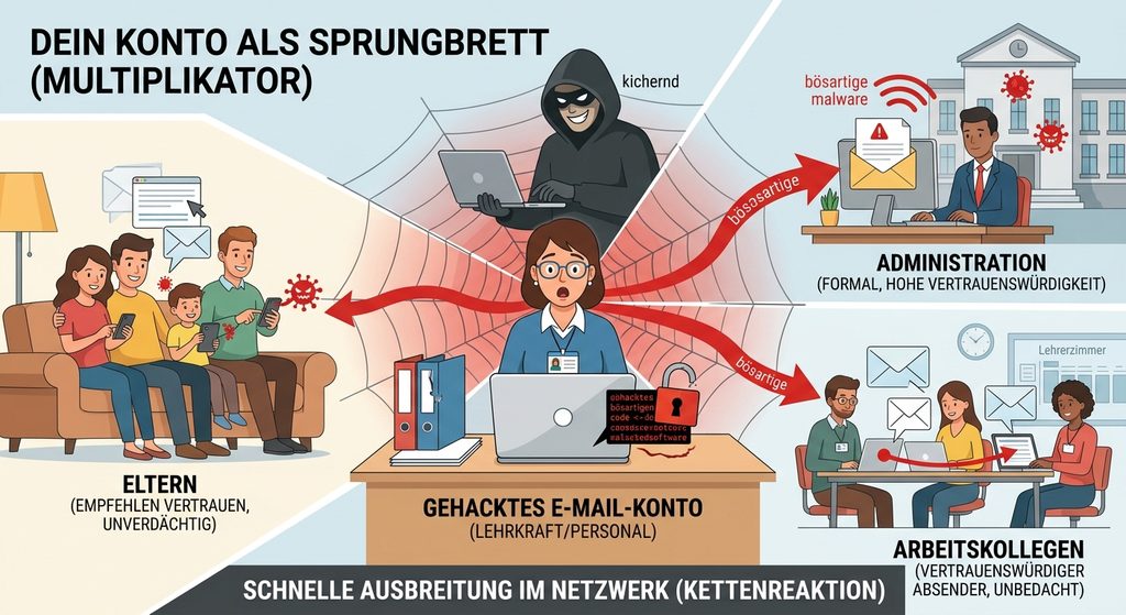 Du bist ein Multiplikator, auch bei einem Cyberangriff