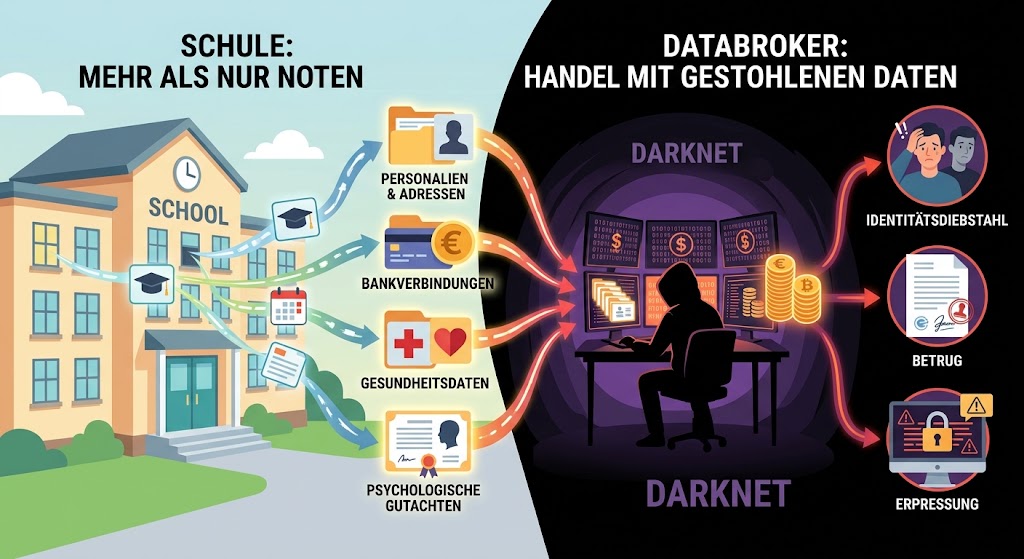 Daten sind wertvoller als du denkst, wenn sie im Darknet monetarisiert werden.